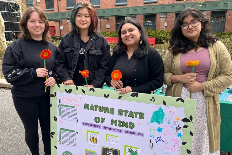 Nature book students