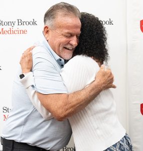 Organ donor hug