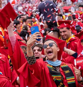 2024 commencement selfie