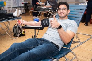 Blood drive student
