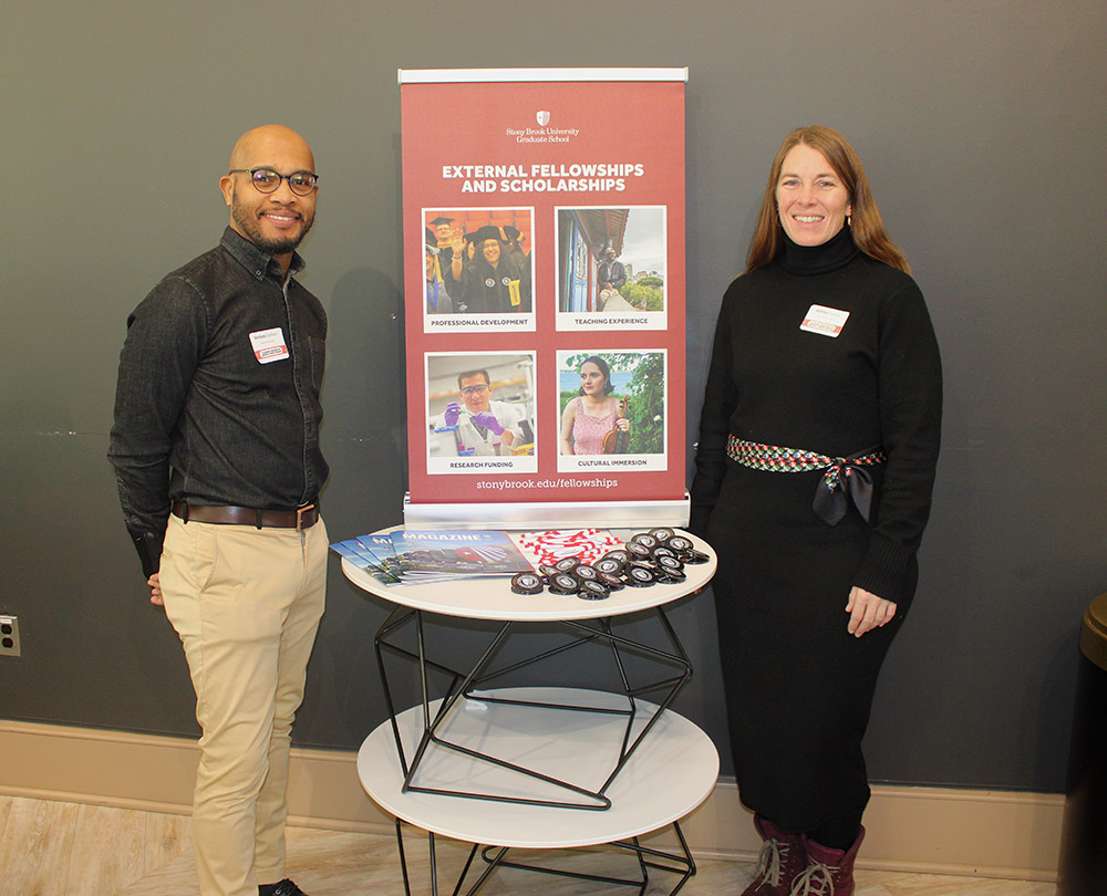Ashley Staples and Vernon Caldwell at the Fellowships Foundations event