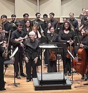 University Orchestra on stage at Staller Center