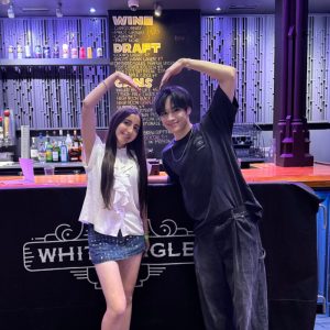 Angel Polito with Jay Chang from ONE PACT.