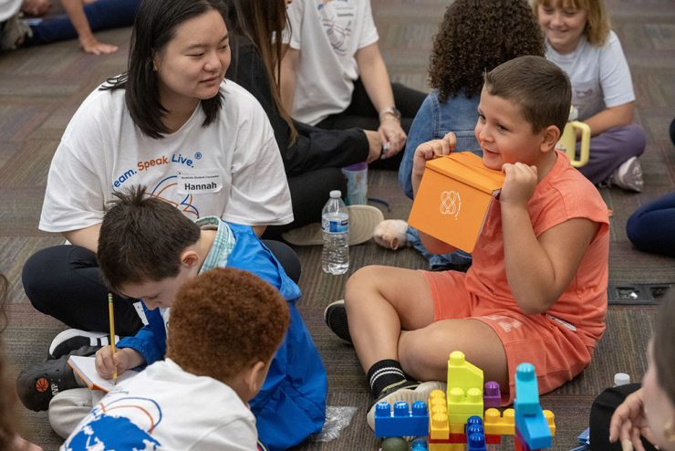 Children at Camp dream speak live at Stony Brook Southampton