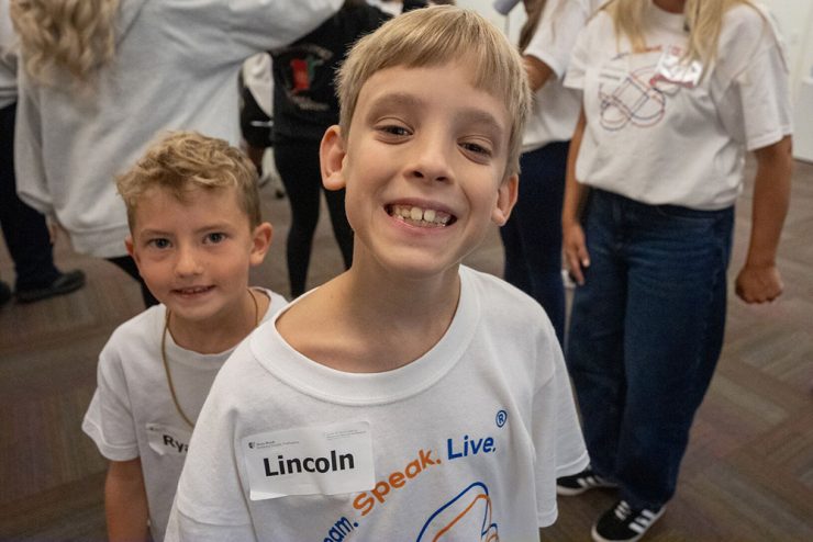 Children at Camp dream speak live at Stony Brook Southampton